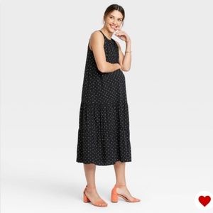 The Nines by HATCH Sleeveless Tiered Maternity Dress